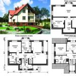 Виды, назначение и размеры помещений в зависимости от площади частного жилого дома Чертежи домов с размерами 10 на 12